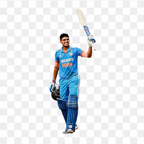 Shubman Gill Indian cricketer free transparent png